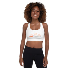 Load image into Gallery viewer, Jax Nutrition Full Color Logo Padded Sports Bra
