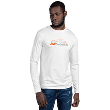 Load image into Gallery viewer, Jax Nutrition Full Color Logo Men&#39;s Fitted Long Sleeve Shirt | Next Level 3601
