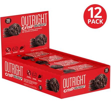 Outright Bar Double Chocolate Chip PB Crisp