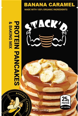 STACK'D PROTEIN PANCAKES - BANANA CARAMEL