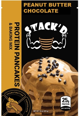 STACK'D PROTEIN PANCAKES - PEANUT BUTTER CHOCOLATE