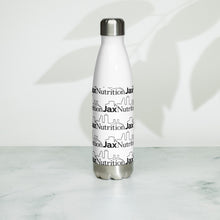 Load image into Gallery viewer, Jax Nutrition Black Logo Everywhere Stainless Steel Water Bottle
