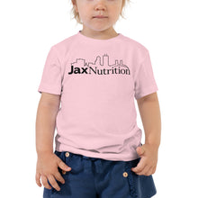 Load image into Gallery viewer, Jax Nutrition Black Logo Toddler Premium Tee | Bella + Canvas 3001T
