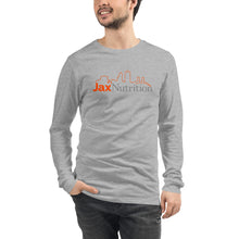 Load image into Gallery viewer, Jax Nutrition Full Color Logo Unisex Long Sleeve Tee (Bella + Canvas 3501)
