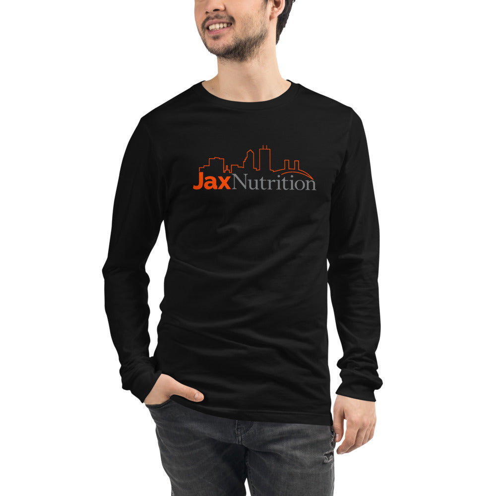 Jax Nutrition Full Color Logo Unisex Long Sleeve Tee (Bella + Canvas 3501)