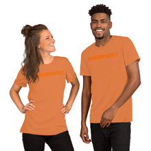 Load image into Gallery viewer, Jax Nutrition Orange #fueledbyjax Short-Sleeve Unisex Premium T-Shirt (Bella + Canvas 3001)
