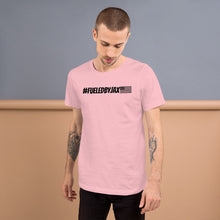 Load image into Gallery viewer, Jax Nutrition Black #fueledbyjax Short-Sleeve Unisex Premium T-Shirt | Bella + Canvas 3001
