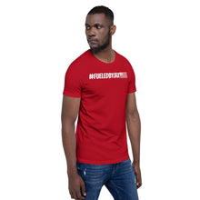 Load image into Gallery viewer, Jax Nutrition White #fueledbyjax Short-Sleeve Unisex T-Shirt (Bella + Canvas 3001)
