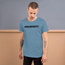 Load image into Gallery viewer, Jax Nutrition Black #fueledbyjax Short-Sleeve Unisex Premium T-Shirt | Bella + Canvas 3001
