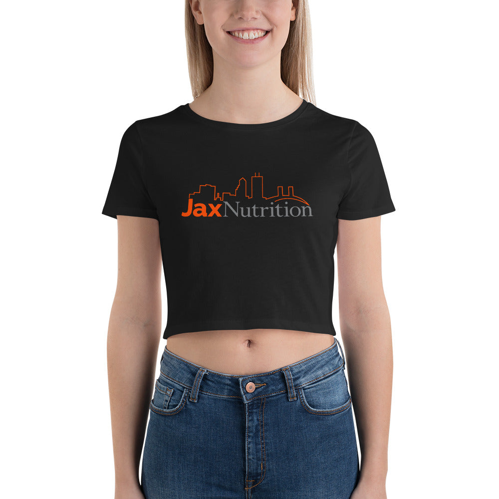 Jax Nutrition Full Color Logo Women's Crop Tee (Bella + Canvas 6681)