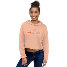 Load image into Gallery viewer, Jax Nutrition Full Color Logo Women&#39;s Cropped Hoodie | Bella + Canvas 7502
