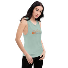 Load image into Gallery viewer, Jax Nutrition Full Color Logo Women&#39;s Muscle Tank | Bella + Canvas 8803
