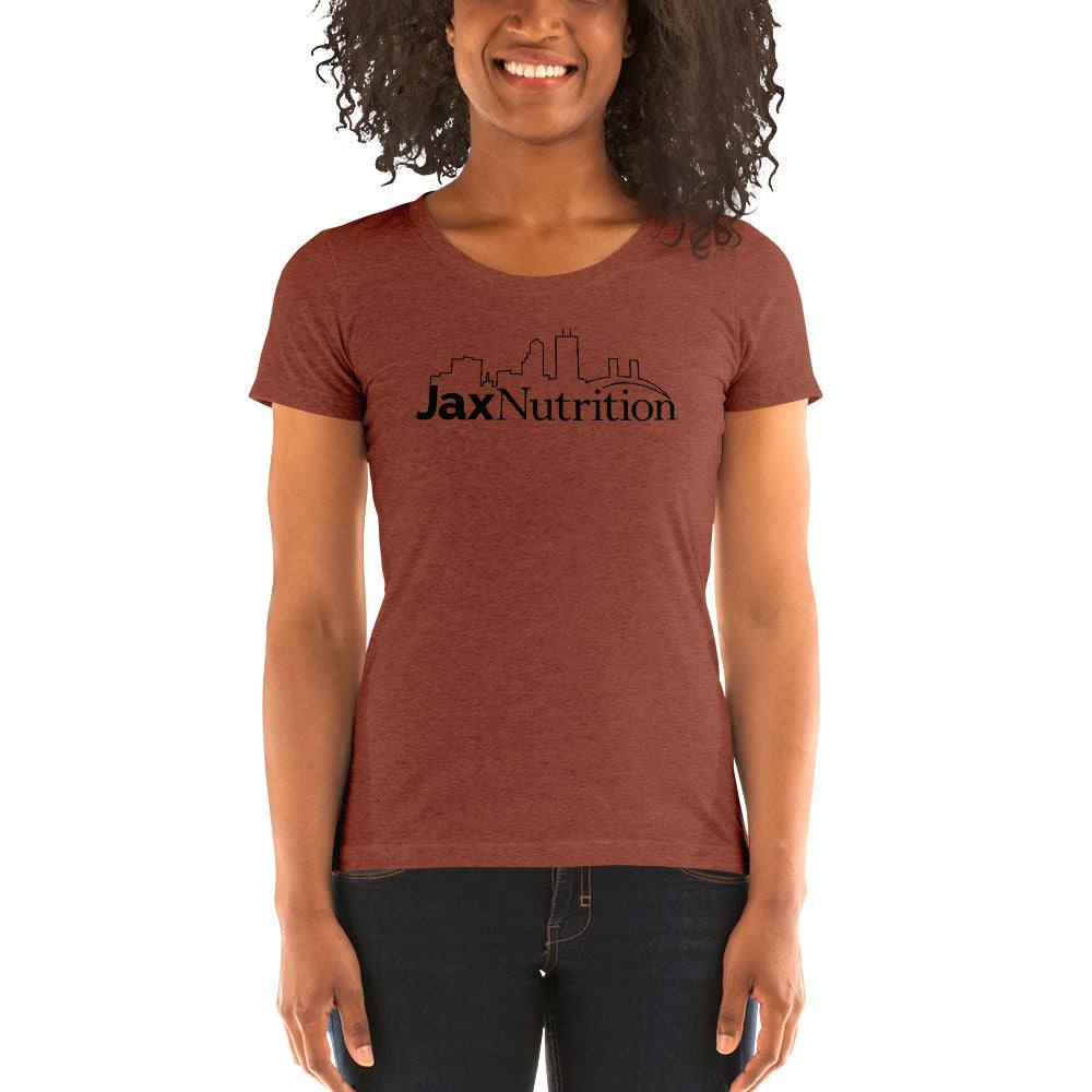Jax Nutrition Black Logo Women's Tri-Blend Tee | Bella + Canvas 8413