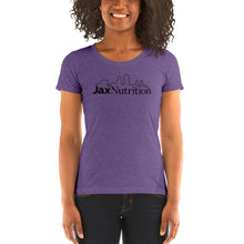 Load image into Gallery viewer, Jax Nutrition Black Logo Women&#39;s Tri-Blend Tee | Bella + Canvas 8413
