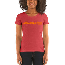 Load image into Gallery viewer, Jax Nutrition Orange #fueledbyjax Women&#39;s Tri-Blend Tee | Bella + Canvas 8413
