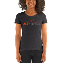 Load image into Gallery viewer, Jax Nutrition Full Color Logo Ladies&#39; short sleeve t-shirt (Bella + Canvas 8413)
