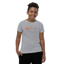 Load image into Gallery viewer, Jax Nutrition Full Color Logo Youth Premium Short Sleeve Tee (Bella + Canvas 3001Y)

