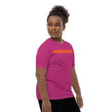 Load image into Gallery viewer, Jax Nutrition Orange #fueledbyjax Youth Short Sleeve Premium Tee (Bella + Canvas 3001Y)
