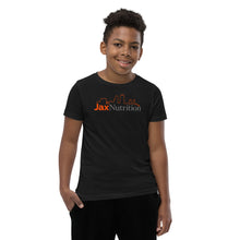 Load image into Gallery viewer, Jax Nutrition Full Color Logo Youth Premium Short Sleeve Tee (Bella + Canvas 3001Y)

