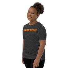 Load image into Gallery viewer, Jax Nutrition Orange #fueledbyjax Youth Short Sleeve Premium Tee (Bella + Canvas 3001Y)
