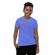 Load image into Gallery viewer, Jax Nutrition Full Color Logo Youth Premium Short Sleeve Tee (Bella + Canvas 3001Y)

