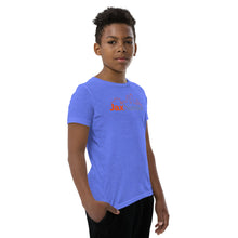 Load image into Gallery viewer, Jax Nutrition Full Color Logo Youth Premium Short Sleeve Tee (Bella + Canvas 3001Y)
