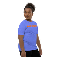 Load image into Gallery viewer, Jax Nutrition Orange #fueledbyjax Youth Short Sleeve Premium Tee (Bella + Canvas 3001Y)
