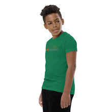 Load image into Gallery viewer, Jax Nutrition Full Color Logo Youth Premium Short Sleeve Tee (Bella + Canvas 3001Y)
