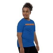 Load image into Gallery viewer, Jax Nutrition Orange #fueledbyjax Youth Short Sleeve Premium Tee (Bella + Canvas 3001Y)
